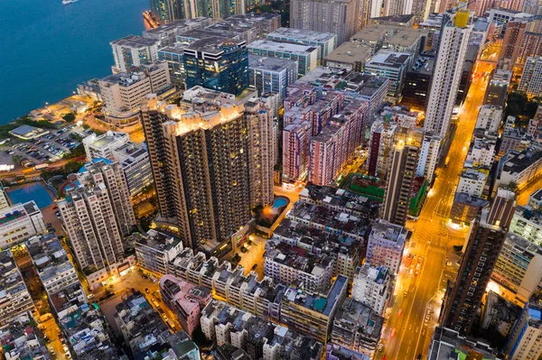 Kwa Wan Hong Kong Mai 2019 Blick Von Oben Auf — Stockfoto