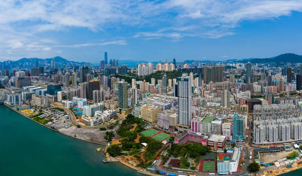 Hung Hom Hong Kong Mayo 2019 Vista Superior Ciudad Hong —  Fotos de Stock