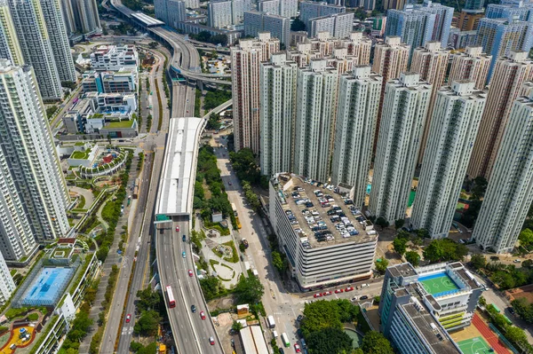 Kai Tak Hong Kong Mai 2019 Luftaufnahme Der Stadt Hong — Stockfoto