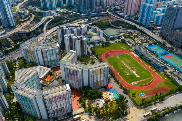 Kowloon Bay Hong Kong Mayo 2019 Vista Superior Ciudad Hong — Foto de Stock