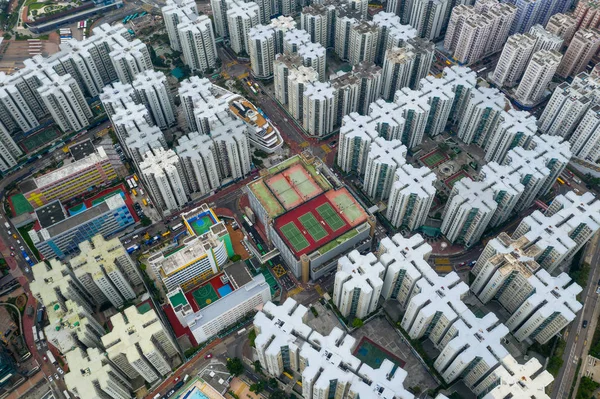 Hung Hom Hong Kong Mai 2019 Vue Dessus Quartier Résidentiel — Photo