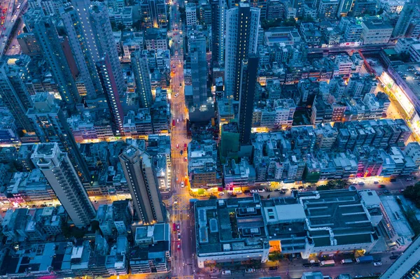 Città Kowloon Hong Kong Maggio 2019 Veduta Aerea Hong Kong — Foto Stock