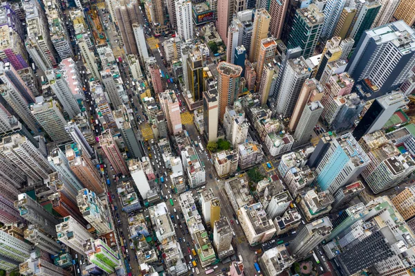 Mong Kok Hong Kong Maj 2019 Widok Góry Hongkong — Zdjęcie stockowe