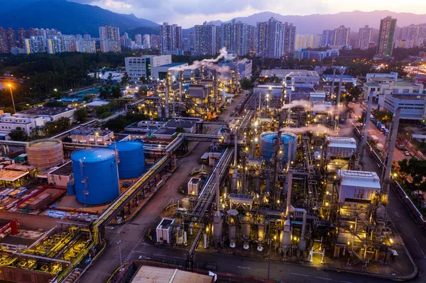 Tai Hong Kong Mei 2019 Bovenaanzicht Van Fabriek Van Hong — Stockfoto