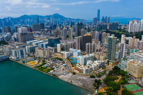 Hung Hom Hong Kong Mayo 2019 Vista Superior Ciudad Hong —  Fotos de Stock