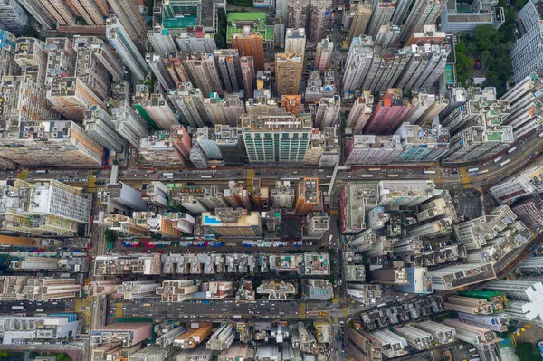 Tin Hau Hong Kong Junio 2019 Vista Superior Ciudad Hong — Foto de Stock