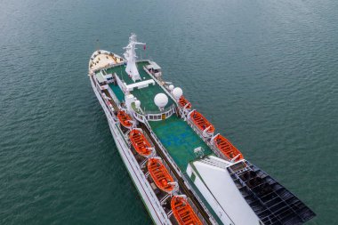 Hong Kong - 02 Haziran 2019: Hong Kong gezisinin en iyi görünümü