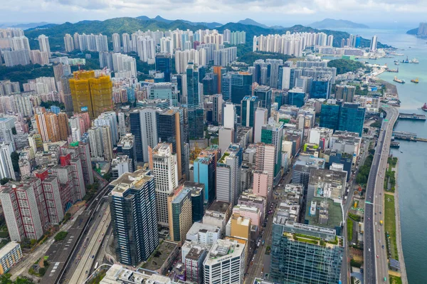 Kwun Tong Hong Kong June 2019 Top View Hong Kong — Stock Photo, Image