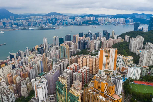North Point Hongkong Červen 2019 Letecký Pohled Rezidenční Obvod Hongkongu — Stock fotografie