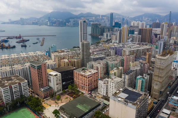 Hung Hom Hong Kong Maggio 2019 Veduta Aerea Della Città — Foto Stock