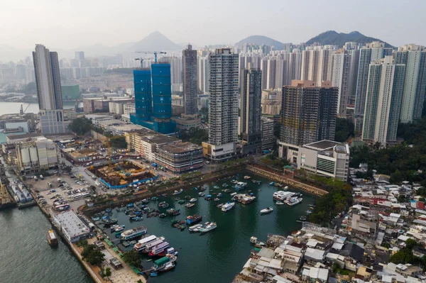 Lei Yue Man Hong Kong May 2019 Top View Hong — Stock Photo, Image