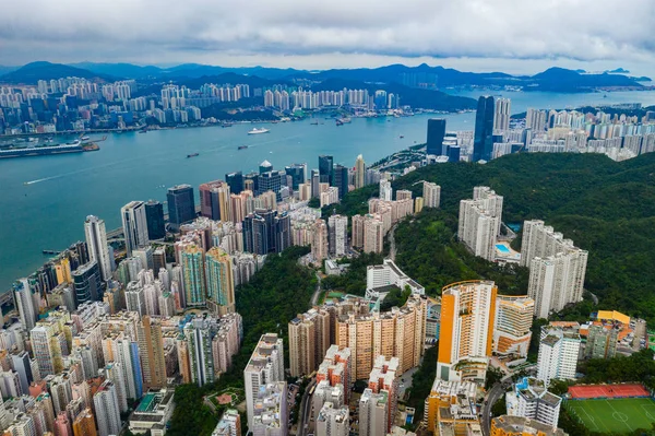 North Point Hong Kong Junio 2019 Vista Superior Ciudad Hong —  Fotos de Stock