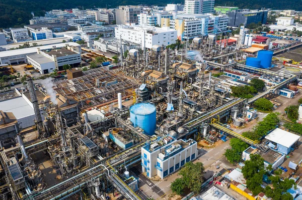 Tai Hong Kong Mayo 2019 Vista Superior Fábrica Industrial Hong —  Fotos de Stock