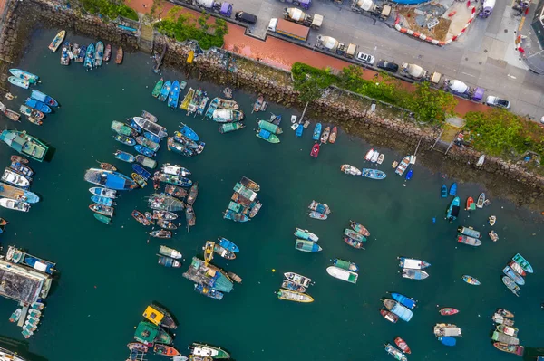 Lei Yue Man Hong Kong Mai 2019 Blick Von Oben — Stockfoto