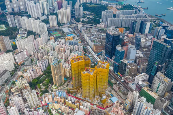 Kwun Tong Hong Kong Junio 2019 Vista Superior Ciudad Hong —  Fotos de Stock