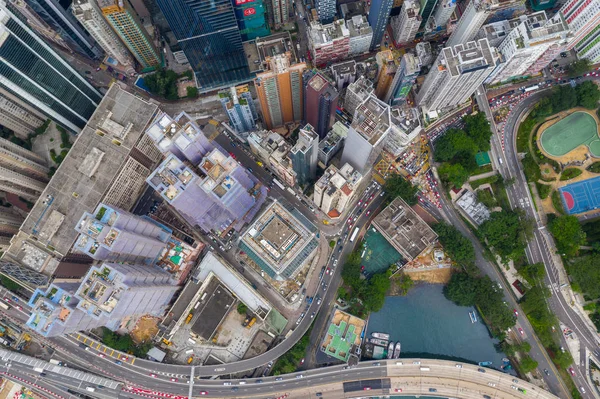 Tin Hau Hong Kong Giugno 2019 Vista Dall Alto Del — Foto Stock