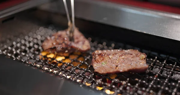 Barbacoa Carne Estilo Japonés Restaurante — Foto de Stock