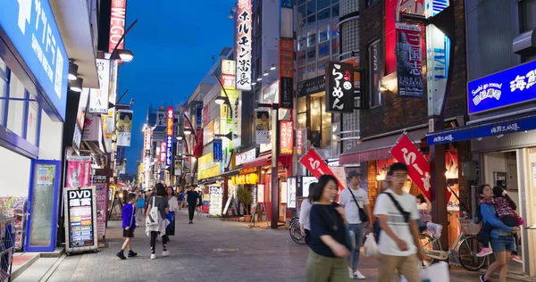 Tokio Japón Junio 2019 Distrito Ueno Ciudad Tokio Por Noche —  Fotos de Stock