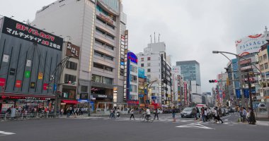 Tokyo, Japonya - 25 Haziran, 2019: Tokyo şehrinde Ueno bölgesi