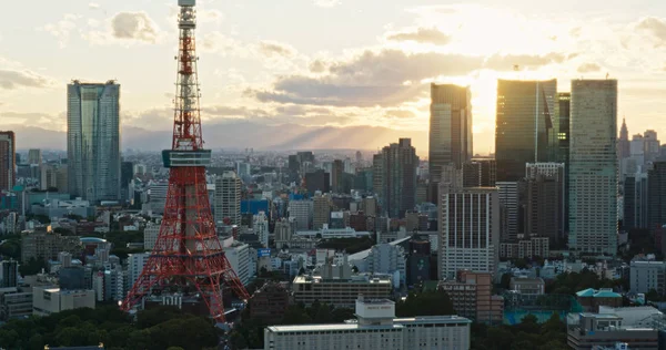 Tokio Japón Julio 2019 Ciudad Tokio Atardecer — Foto de Stock