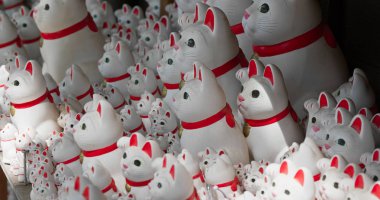 Geleneksel Japon tapınağı Gotokuji Tapınağı 