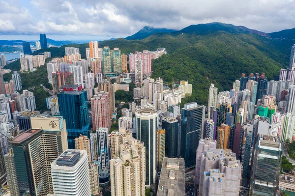ノースポイント 2019 香港島のトップビュー — ストック写真