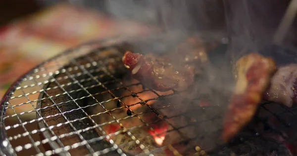 Barbacoa Carne Japonesa Restaurante — Foto de Stock