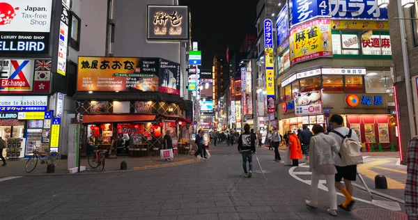 Токіо Японія Червня 2019 Гінза Району Японії Вночі — стокове фото