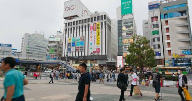 Tokyo, Japonya - 25 Haziran, 2019: Tokyo şehrinde Ueno bölgesi
