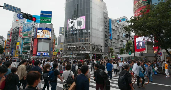 Tóquio Japão Junho 2019 Cruz Shibuya Cidade Tóquio — Fotografia de Stock