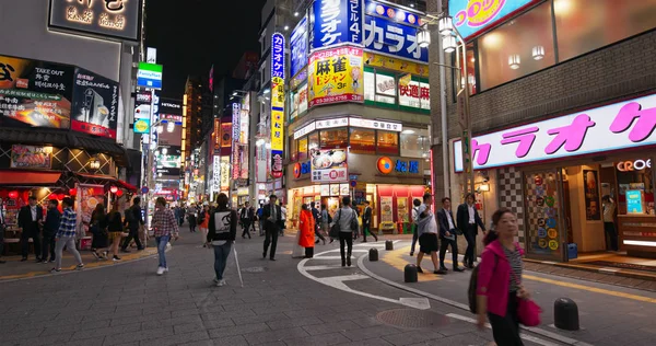 Токіо Японія Липня 2019 Вулиця Синдзюку Японії — стокове фото