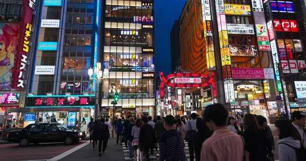 Токио Япония Июня 2019 Года Район Синдзюку Токио Ночью — стоковое фото