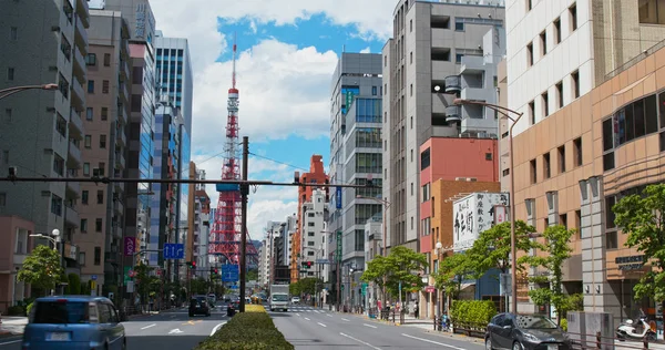 Tokio Japan Juni 2019 Tokiotoren Stad — Stockfoto