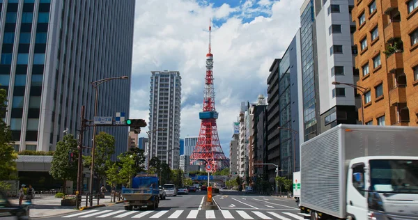 Tokio Japan Juni 2019 Tokiotoren Stad — Stockfoto