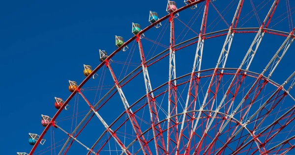Ferris Wheel Clear Blue Sunny Sky — Stock Photo, Image