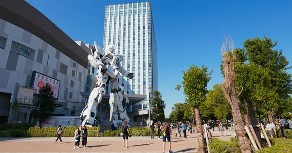 Tokio Japón Junio 2019 Unicornio Estatua Robot Gundam Odaiba —  Fotos de Stock