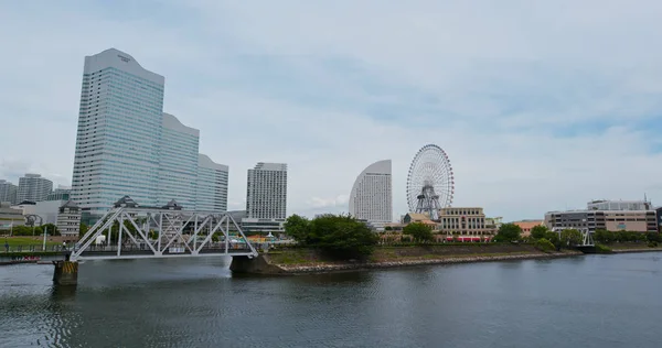 Yokohama Japan Juni 2019 Yokohama Bay Kvällstid — Stockfoto