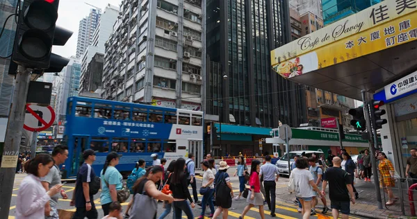 Central Χονγκ Κονγκ Ιουλίου 2019 Οδός Χονγκ Κονγκ — Φωτογραφία Αρχείου
