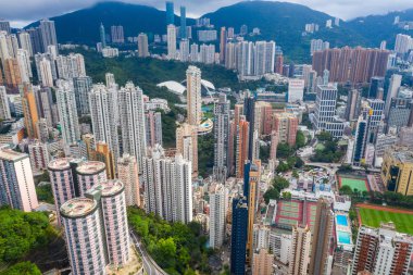 Hong Kong - 01 Haziran, 2019: Hong Kong şehri