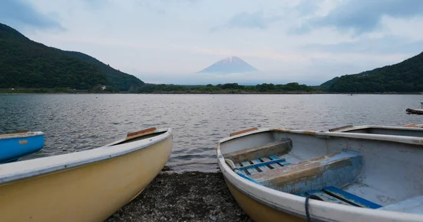 Shojiko Lake Yamanashi Japan — Stockfoto