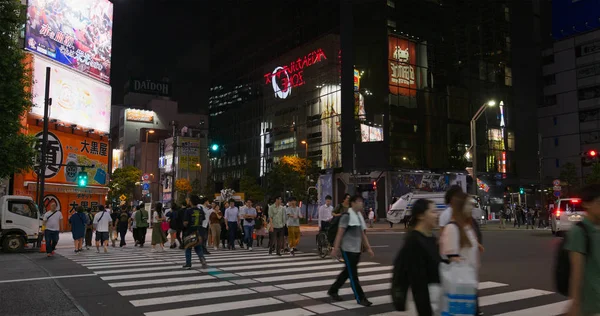 Tóquio Japão Junho 2019 Distrito Akihabara Cidade Tóquio Noite — Fotografia de Stock