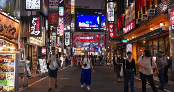 Tóquio Japão Julho 2019 Shinjuku City Street Japan — Fotografia de Stock