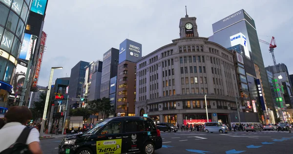Tokyo Japan Juni 2019 Tokyo City Ginza Distriktet — Stockfoto