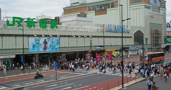 Tokio Japonia Lipca 2019 Stacja Shinjuku Japonii — Zdjęcie stockowe