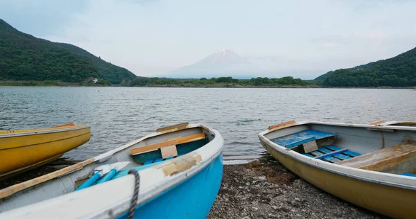 Mountain Fujisan Shojiko Lake — Stock Photo, Image