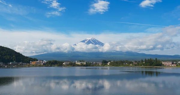 Ιαπωνικό Βουνό Fuji Στο Kawaguciko — Φωτογραφία Αρχείου