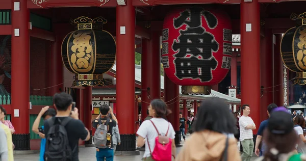 Токіо Японія Червня 2019 Знаменитий Сенсоджі Асакусі — стокове фото