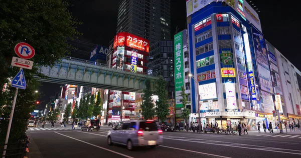 Tokio Japonia Czerwca 2019 Dzielnica Akihabara Tokio Nocy — Zdjęcie stockowe