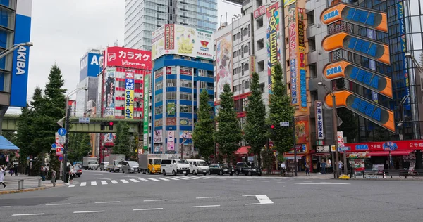Tokyo, Japonya - 27 Haziran 2019: Akihabara ilçesi