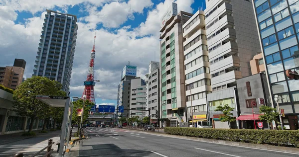 Tokio Japan Juni 2019 Tokiotoren Stad — Stockfoto